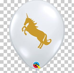 Mylar Balloon Party Unicorn Birthday PNG