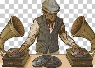 Phonograph Record Turntablism Illustration PNG