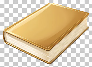Book Golden - Shiny Golden Book Illustration PNG