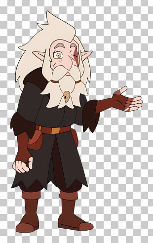 Dell Clawthorne - Fantasy Cartoon Character With Beard PNG