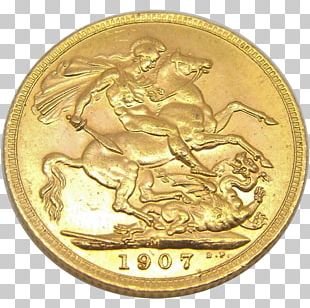 Half Sovereign Coin Numismatics Auction PNG