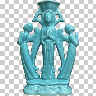 Statue Figurine Turquoise PNG