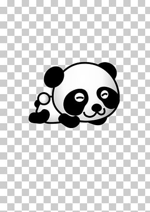 Giant Panda Drawing Cuteness PNG, Clipart, Artwork, Bear, Black And ...