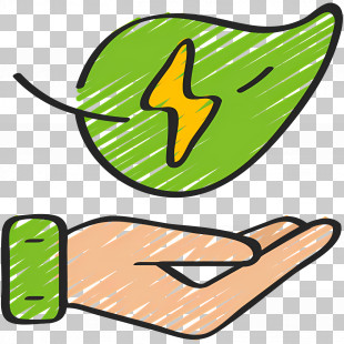 Sustainability - Sustainable Energy Leaf In Hand PNG