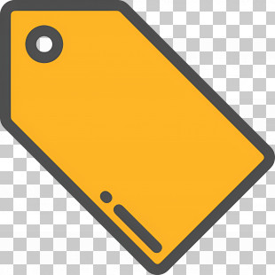 Price Tag - Yellow Price Tag Icon For Shopping And Sales PNG