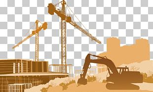 Architectural Engineering Silhouette Crane Heavy Equipment PNG, Clipart ...