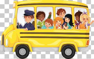 School Bus Yellow PNG
