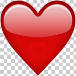 Emoji Heart Sticker PNG