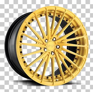 Alloy Wheel Mallorca Spoke Yellow PNG