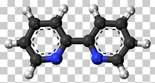 Azulene Molecule Ball-and-stick Model Chemistry Molecular Formula PNG