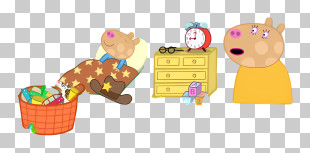 Pedro Pony - Cartoon Animal Sleeping In Bed PNG
