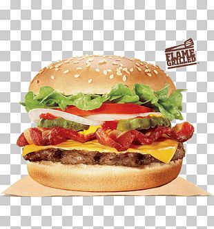 Burger King Double Cheeseburger Whopper Hamburger Bacon PNG, Clipart ...