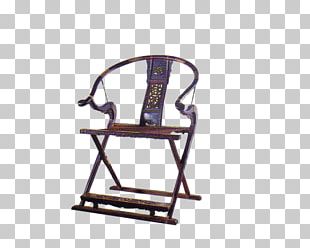 China Qing Dynasty Table Chair Chinese Furniture PNG