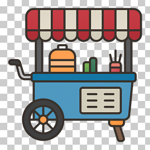 Food Cart Logo - Street Food Cart Illustration PNG