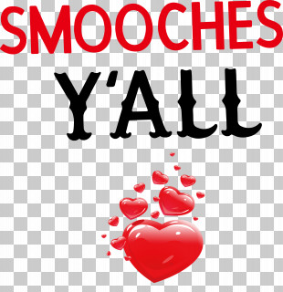 Smooches Valentines Day Valentine PNG