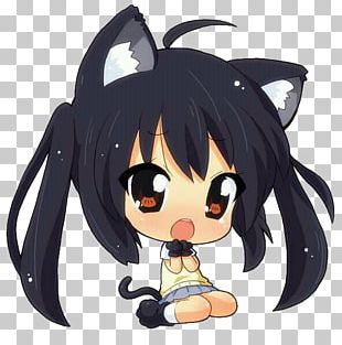 Chibi Anime Drawing Art PNG, Clipart, Anime, Art, Black Hair, Brown ...