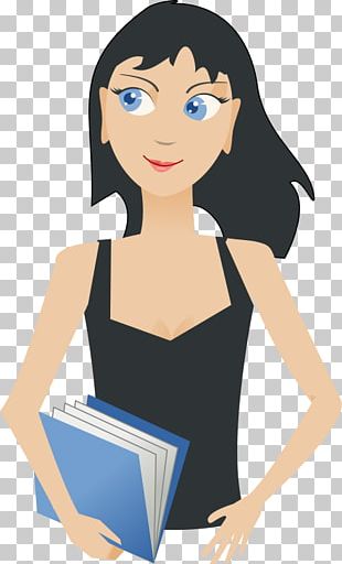 a girl standing clipart