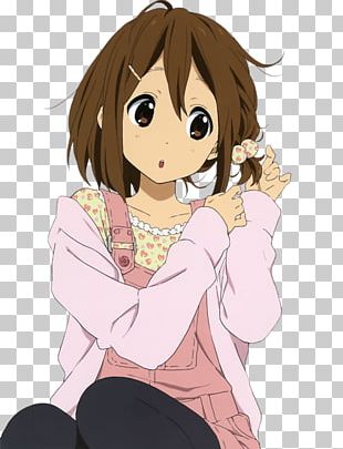 Yui hirasawa k-on! representación de anime de Azusa nakano, yui hirasawa,  manga, personaje de ficción, dibujos animados png