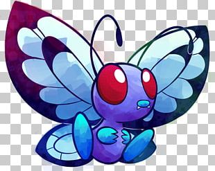 Ash Ketchum Butterfree Fan Art Metapod PNG