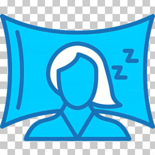 Sleep Zzz - Person Sleeping On A Pillow For Comfort PNG