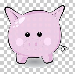 Cute Pig PNG, Clipart, Cartoon, Cute Pig, Nose, Pink, Saving Free PNG ...