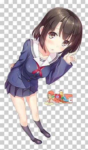 Saekano: How To Raise A Boring Girlfriend Anime Rendering Manga PNG ...