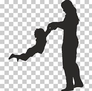 Father Silhouette Son Daughter Family PNG, Clipart, Aggression, Animals ...