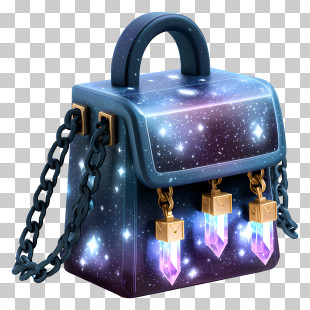 Roblox Backpack - Galaxy-themed Handbag With Cosmic Design PNG