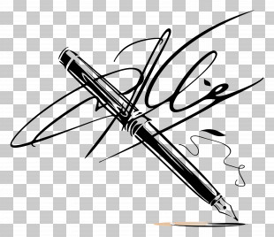 Signature - Elegant Pen With Signature PNG