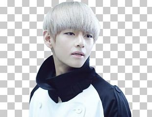 BTS Blond Hair Coloring K-pop Bowl Cut PNG