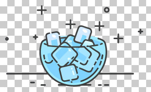 Unfortunately - Bowl Of Ice Cubes PNG