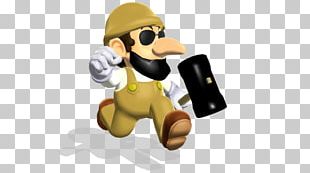 Wrecking Crew Foreman Spike Wario Waluigi Pauline PNG