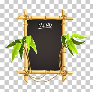 Bamboo Frame Illustration PNG