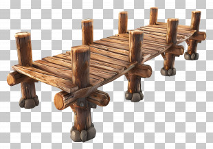 Wooden Pier - Wooden Dock Pier With Rustic Design PNG