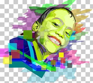 Portrait Drawing Pop Art PNG