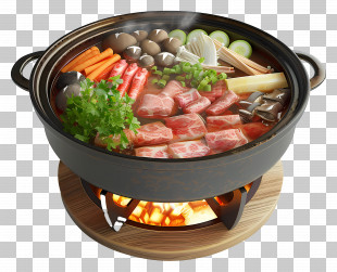 Hot Pot - Hot Pot Food Illustration PNG