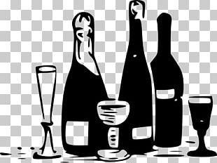Wine Bottle Beer Alcoholic Drink PNG