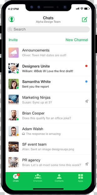 Smartphone Messaging Apps IPhone Flock PNG