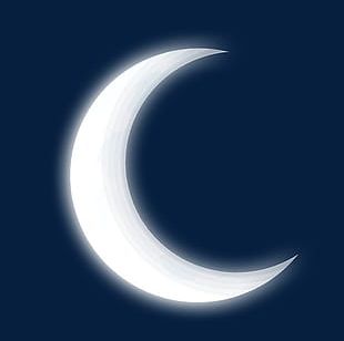 White Moon PNG Clipart Picture​