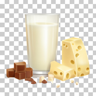 Milk Chocolate - Milk Glass With Cheese And Chocolate PNG