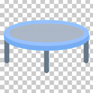 Trampoline - Blue Trampoline Illustration For Recreation PNG