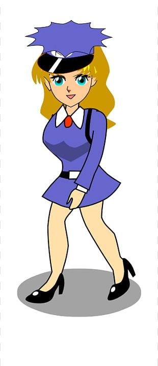 Police Officer Animation Cartoon PNG