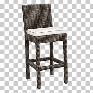 Bar Stool Resin Wicker Garden Furniture Chair PNG