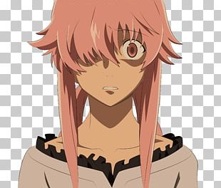 Free: Yuno Gasai Aru Akise Anime Future Diary Yukiteru Amano, anime amour  transparent background PNG clipart 