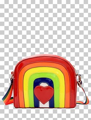 Handbag Leather Messenger Bags Red PNG