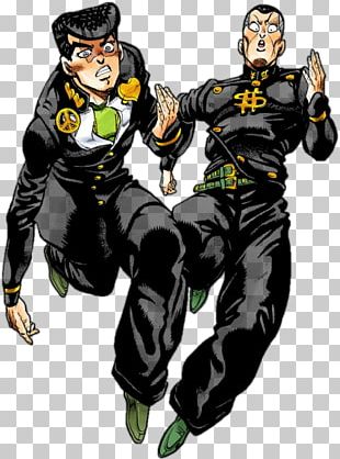 Josuke Higashikata Jotaro Kujo Okuyasu Nijimura Koichi Hirose JoJo's ...