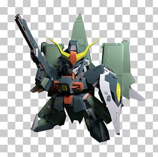 SD Gundam Capsule Fighter Mecha GN-003 Gundam Kyrios PNG