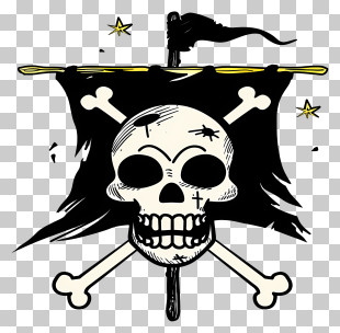 One Piece Jolly Roger - Pirate Flag With Skull And Crossbones PNG