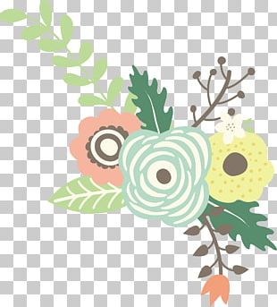Floral Design Watercolor Painting Illustration PNG