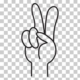 Peace Symbols V Sign Drawing PNG, Clipart, Artwork, Black And White ...